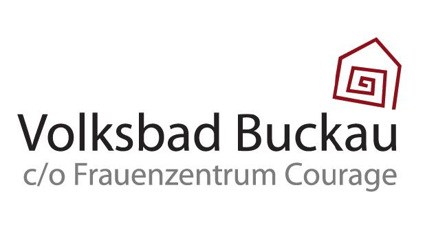 Logo VolksbadBuckau mitSchriftzug